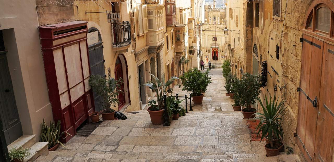 Die atemberaubenden Strassen von Valletta