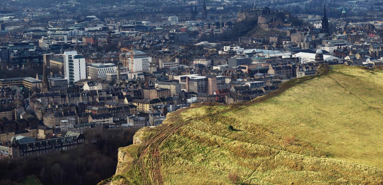 Edinburgh Arthurs Seat Aussichtspunkt