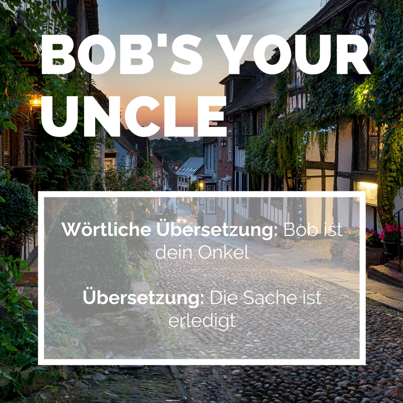 Englische Ausdrücke und deren Bedeutung