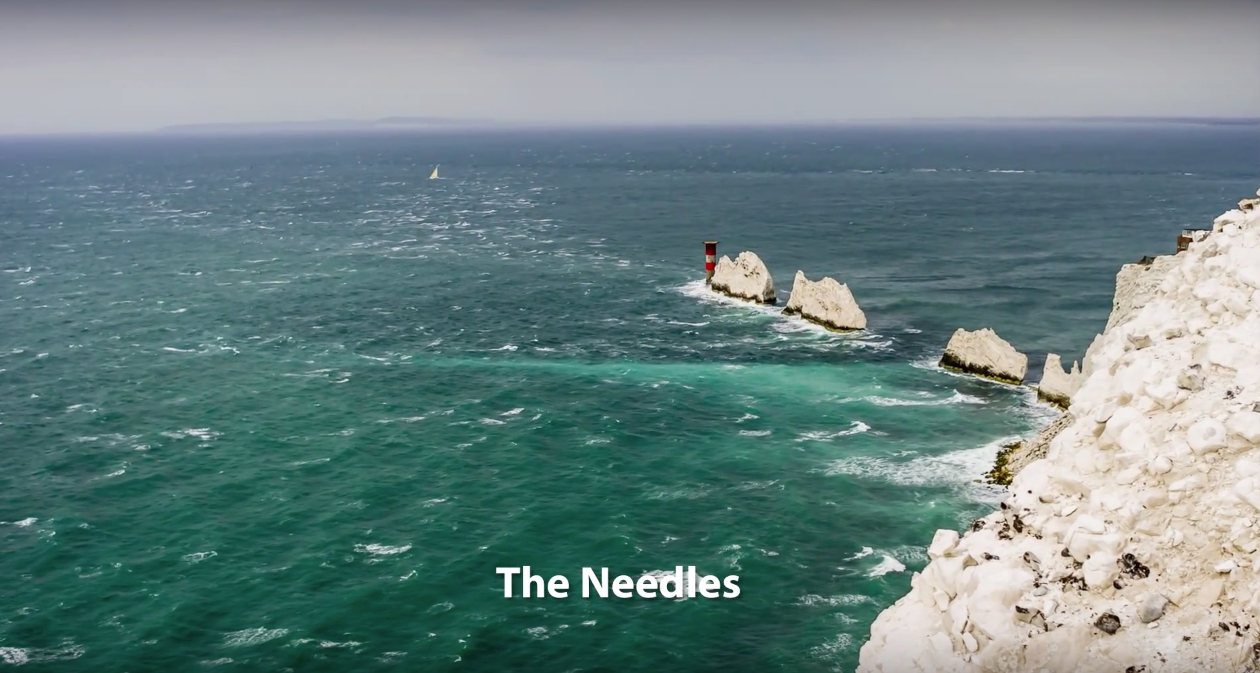 Kreidefelsen auf der Isle of Wight
