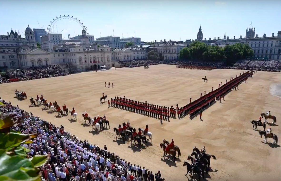 Englisch Sprachkurs: Trooping the Colours