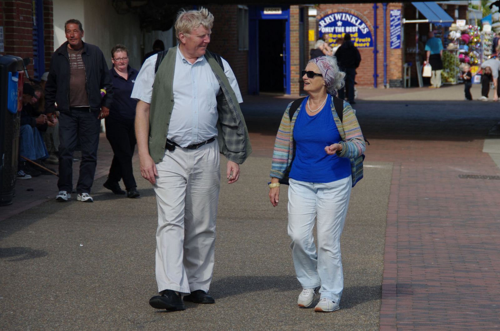 Nach dem Englischkurs: Spaziergang durch die Strassen von Eastbourne