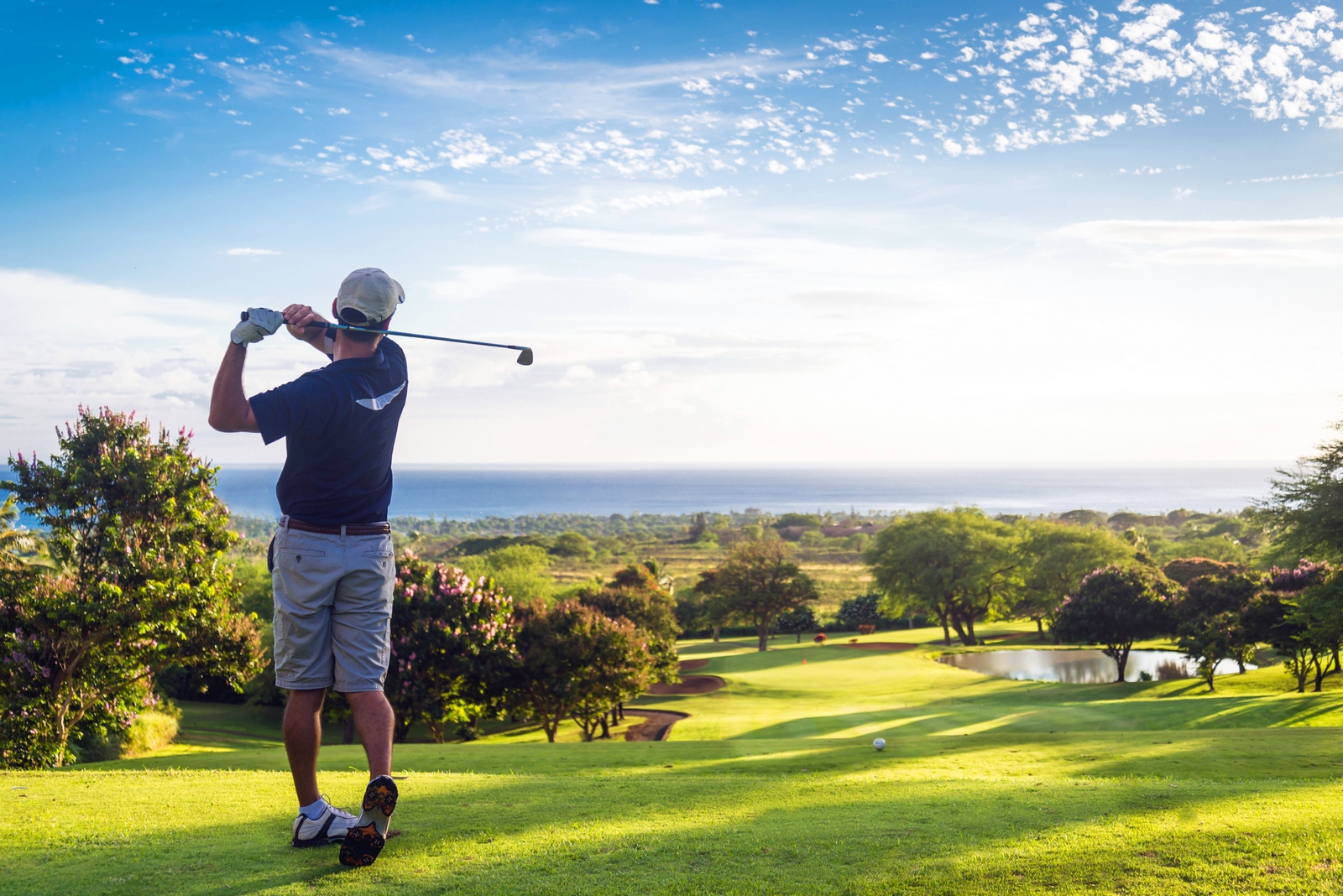Golfen an der Küste im Rahmen unserer Sprachreisen nach England