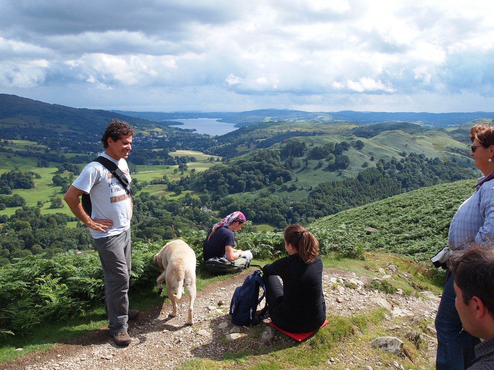 Teilnehmer der Sprachkurse beim Wandern im Lake District