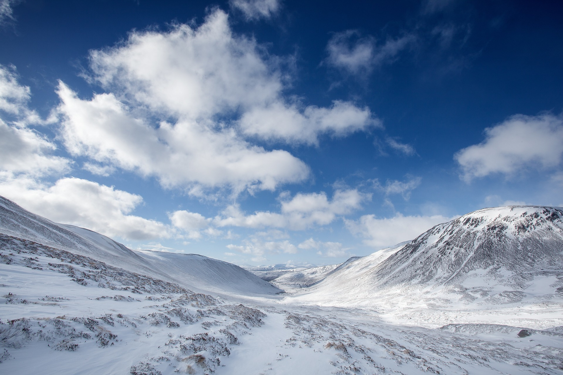 Der Cairngorms National Park im Winter
