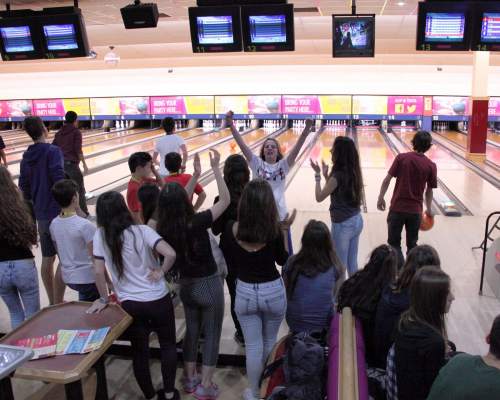 Ausflug der Sprachschule ins Bowlingcenter