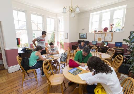 Studying together in one of our language schools
