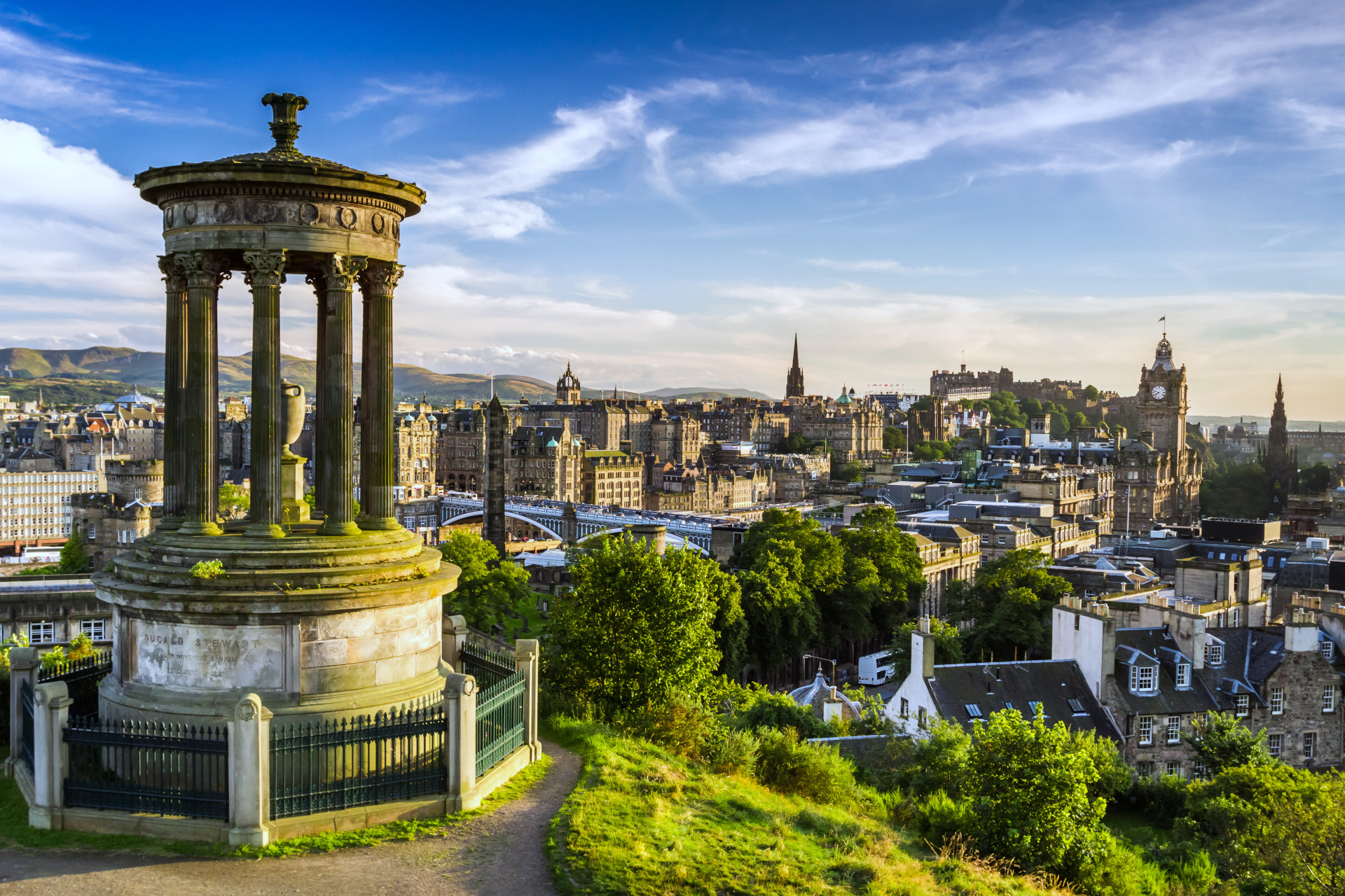 Ein Blick auf Edinburgh